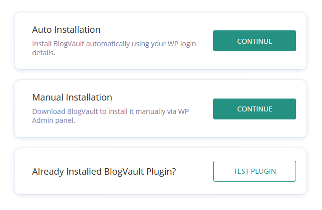 how to install BlogVault on your WordPress site