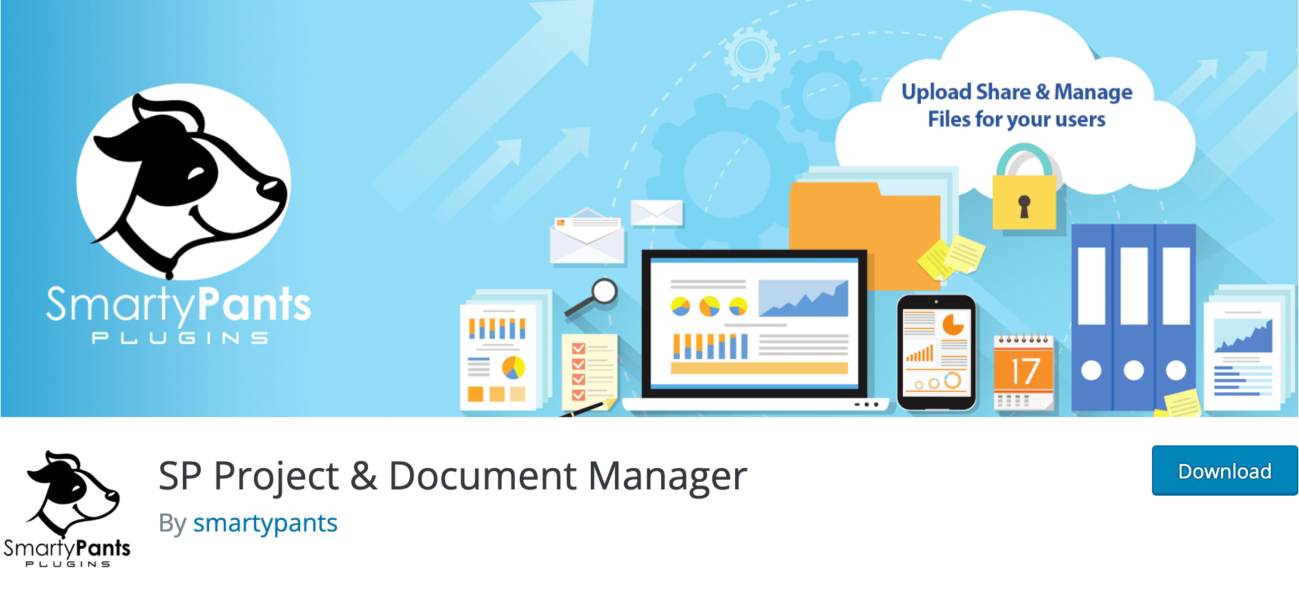 SP Project & Document Manager homepage